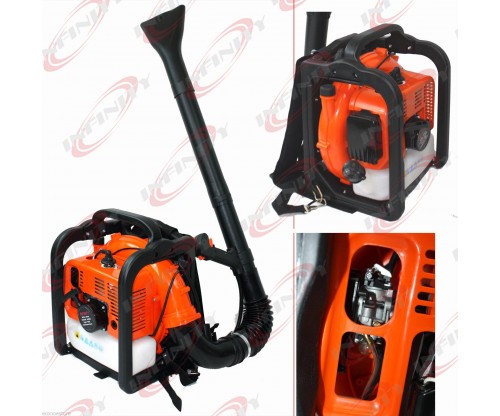   66cc Gas Air Leaf Blower BackPack 4HP Engine Back Pack Blowers 150MPH Gardening